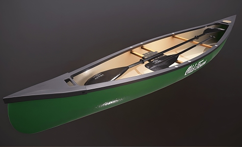 Modern Realistic Canoe 3d model