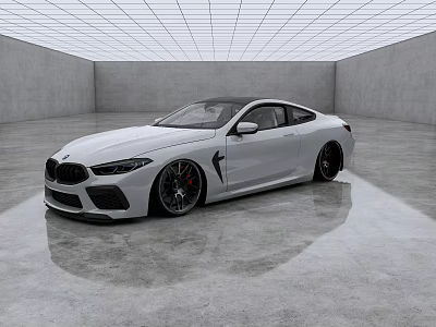BMW M8 Coupe Streetcar Sedan 3d model
