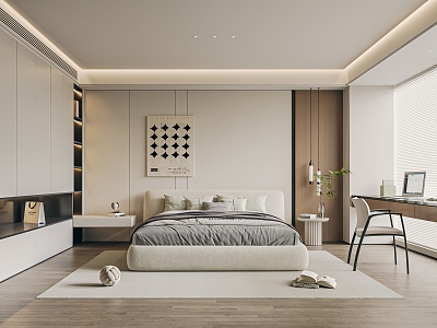 Modern Bedroom 3d model