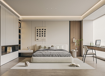 Modern Bedroom 3d model