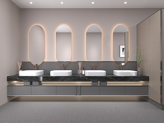 Hotel Minimalist Toilet 3d model