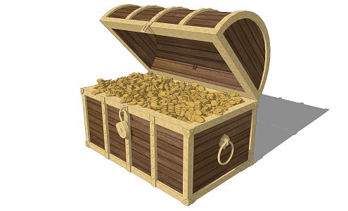 New Chinese Chest 3d model