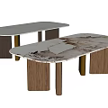 Marelli Onno Dining Table Tea Table Tea Table Desk Rectangular Dining Table Minimalist Dining Table 3d model