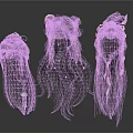 Decorative Long Hair Wigs With Various Hair Accessories For Daily Life Use