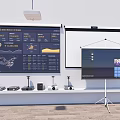Projector screen 3d model