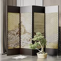 New Chinese Style Screen Partition 3d model