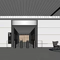 Office Building Lobby Company Lobby Office Reception Lobby Reception Lobby 3d model