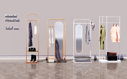 Modern Hangers 3d model