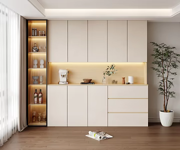 Modern Sideboard Simple Sideboard 3d model