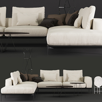 Corner sofa 3d model