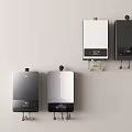 Modern Wall Mounted Water Heaters With Digital Displays And Sleek Design