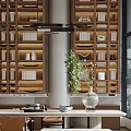 Modern Library Hansheng Library Reading Area 3d model