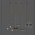 Nordic chandelier 3d model