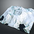 Breathtaking Natural Scenery With Snowy Mountains Glacial Lakes And Green Terrain