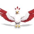 Cartoon Eagle Cartoon Eagle Cartoon Bird 3d model