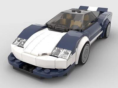 LEGO Toy sports car Car Vehicle Supercar 3d model