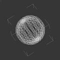 Industrial Equipment With Intricate Spiral Spherical Structure And Shiny Metal Strips