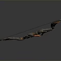 Crossbow Mechanical Crossbow Shift Bow and Arrow Shoot Far Equipment Weapons High-tech Crossbow 3d model