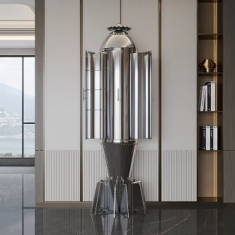 Modern Wine Cabinet Rocket Wine Cabinet Finished Wine Cabinet Art Wine Cabinet 3d model