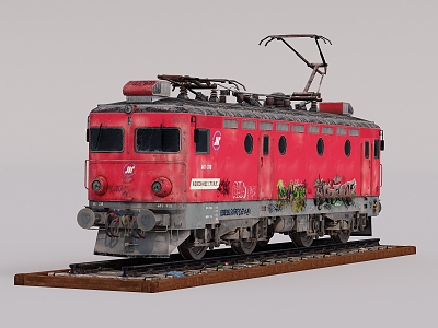 Modern Train 3d model