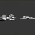 Elegant Silver Bows Fashion Accessories with Stylish Designs for Clothing Decorations