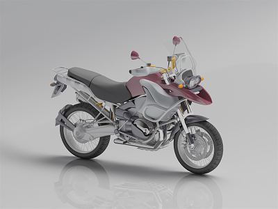 Modern Motorcycle 3d model