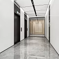Modern Elevator Hall Elevator Office Corridor Office Building Elevator Car Company Elevator 3d model