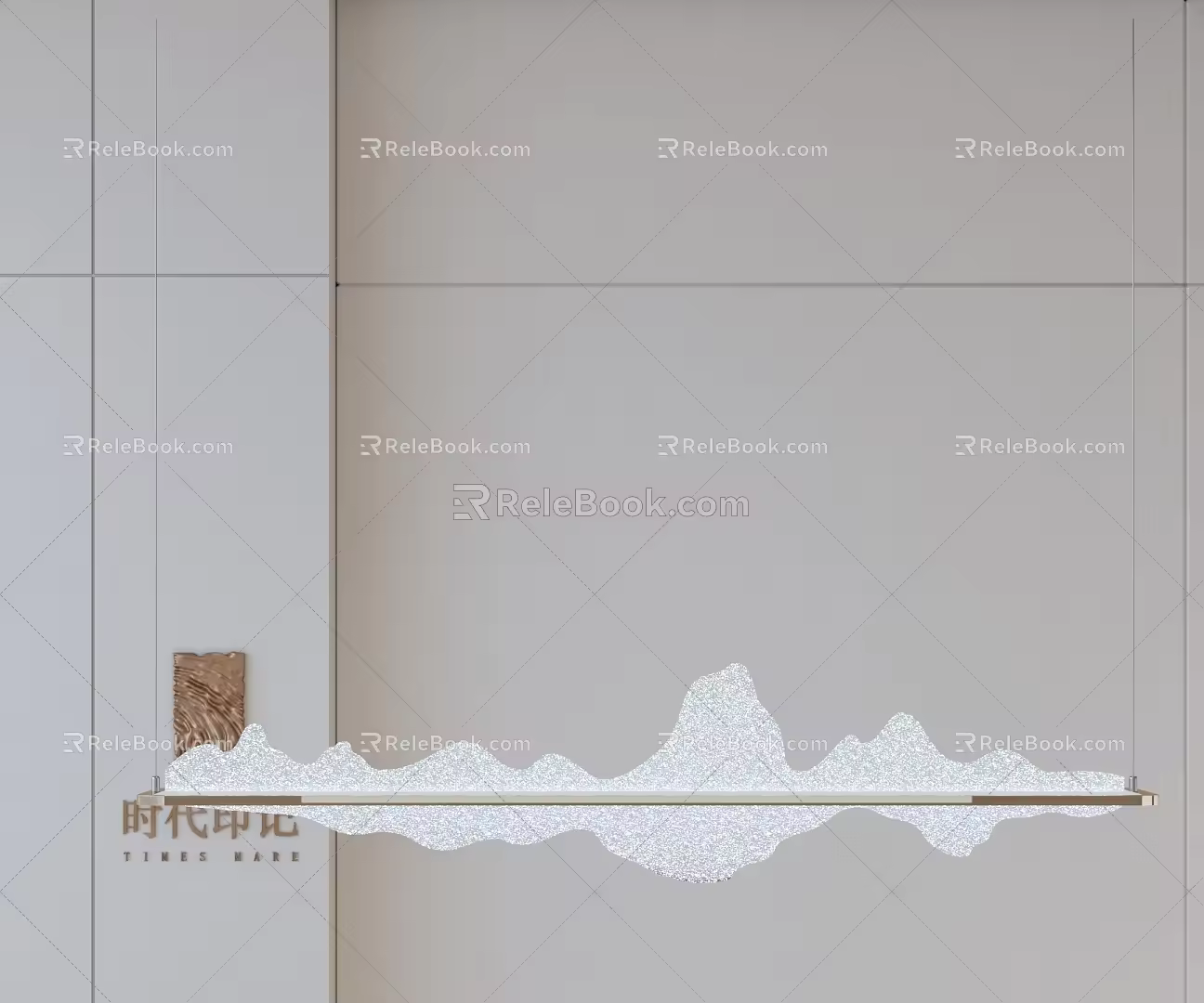 Modern chandelier 3d model