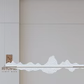 Modern chandelier 3d model