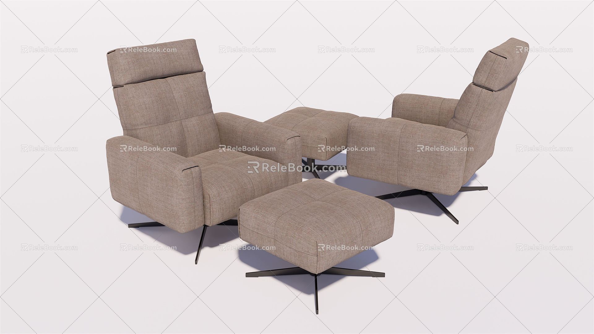 Modern Sofa Chair Sofa Stool Single Sofa Sofa model