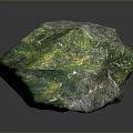 Natural Wood Stone Featuring Green Yellow Hues And Textured Surface Design