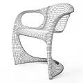 Transparent Acrylic Chair With Modern Sleek Design And Contemporary Structure