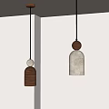 The ancient chandelier in the silent wind 3d model