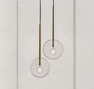 Modern chandelier small chandelier 3d model