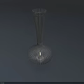 Modern Metal Outdoor Light With Hollow Mesh Design And Soft Glow For Garden Decoration