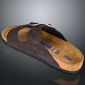 Birkenstock Soft Comfortable Slippers With Cork Sole For Daily Use