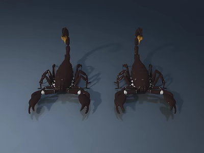 Modern Pet Cabinet For Scorpion Pets With Safe Enclosure And Stylish Design 3d model