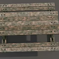 Rustic Wooden Outdoor Dining Table Set With Bench Seats And Classic Design