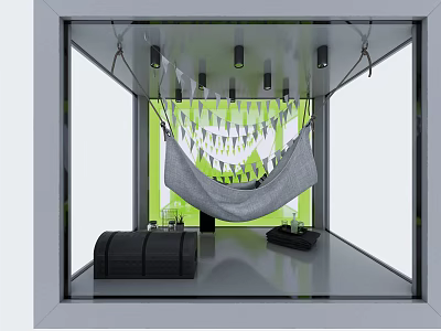 Modern Window Decoration Window Hammock 3d model Modern Window Decoration Window Hammock 3d model