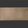 Rectangular Wooden Coffee Table with Sturdy Pedestal Base and Natural Wood Finish Design