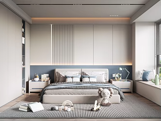 Modern Children's Room Children's Room Boys Room 3d model