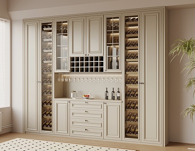 Wine Cabinet 3d model