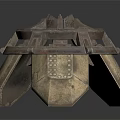 Industrial Metallic Mechanical Part With Gear Like Structure And Multi Blade Design