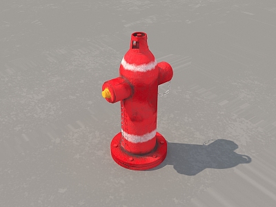 modern fire hydrant model