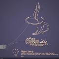 Modern Neon Lamp Set With Coffee Cup Design For Coffee Shop Decoration