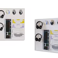 Modern minimalist keyboard mouse headset suit computer peripherals mechanical keyboard headset mouse combination 3d model