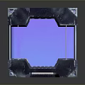 Capsule Box Science Fiction Box Science Fiction Box Science Fiction Box High-tech Box Plastic Box Container 3d model