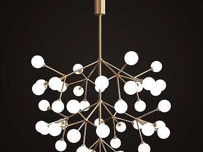 Modern chandelier Mara Grande LED chandelier TECH Lighting 3d model