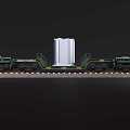 heavy haul train carriage 3d model