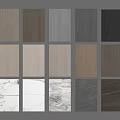Assorted Wood Grain And Marble Panels With Natural Color Options